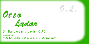 otto ladar business card